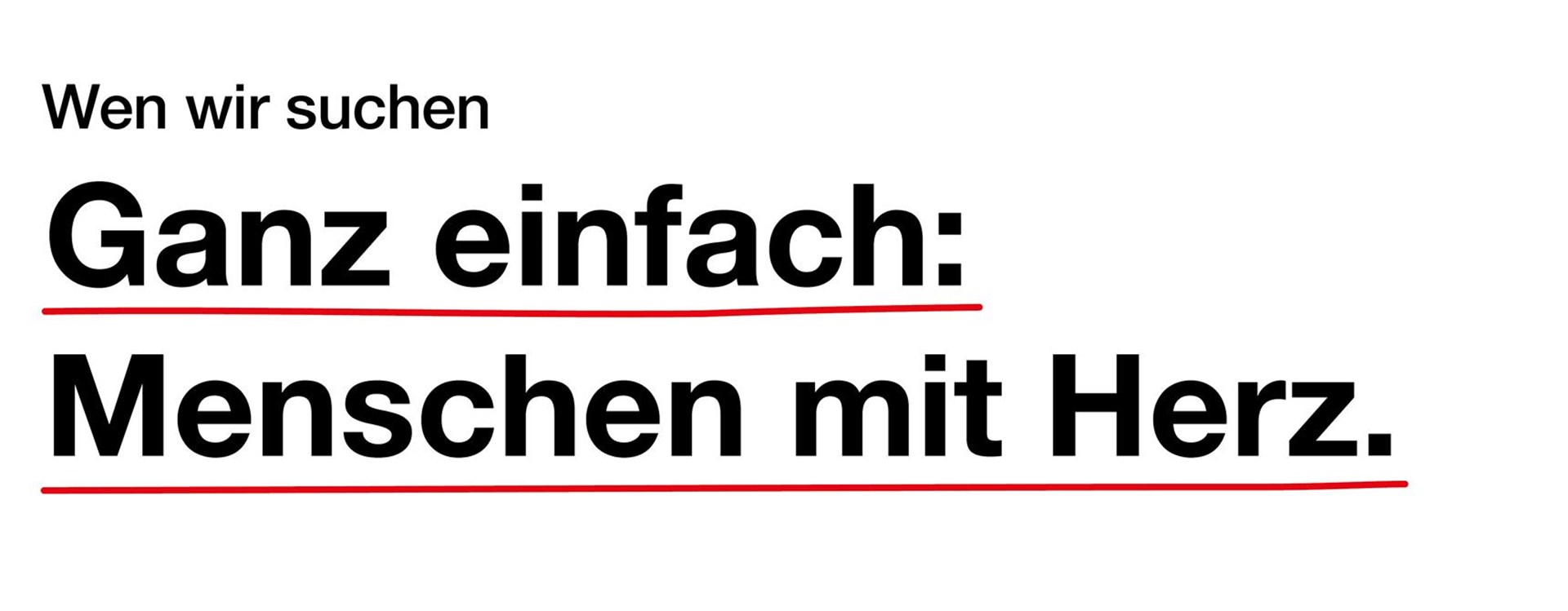 Ganz einfach: Menschen mit Herz